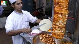 CHICKEN SHAWARMA ROLL | WORLD FAMOUS CHICKEN RECIPE street food