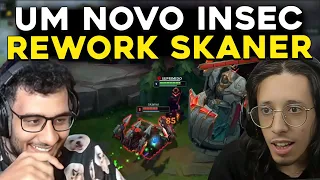 MELHOR ''TREINO'' PRO CBOLÃO, INSEC DO NOVO SKANER, BUERO GORDOX - RENECRODILO LEAGUE OF LEGENDS