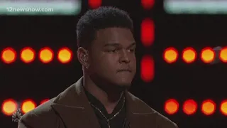 De'Andre Nico talks about his elimination from "The Voice," says Adam Levine sold him out