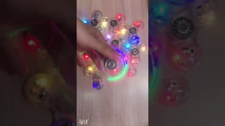 New Design Fidget Spinner Toys, Hand Spinner with LED Light