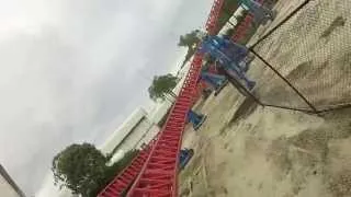 GoPro Chesty Superman Escape Coaster Movie World Gold Coast