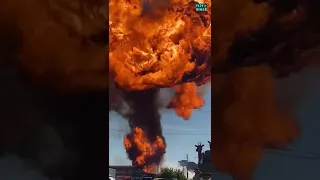 More video footage of the massive explosion at a gas station in Novosibirsk, Russia.