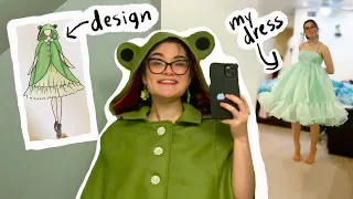 Making a Frog Dress (and coat!) 🐸