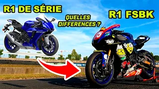 Yamaha R1 de série VS Yamaha R1 FSBK quelles différences ?