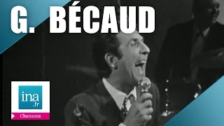 Gilbert Becaud "Les Cerisiers sont blancs" (live officiel) | Archive INA