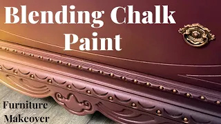 Blending Chalk Mineral Paint for a Fabulous Furniture Makeover