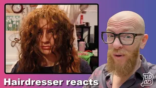 BLEACHING HAIR AT HOME GOES WRONG !!! Hairdresser reacts to Hair Fails #hair #beauty