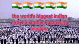 the world's biggest indian national anthem gathering reaction