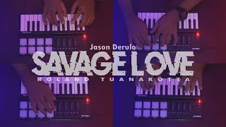 Jason Derulo - SAVAGE LOVE [ Roland Menase X Worlde Panda Mini keyboard MIDI Controller ] Cover