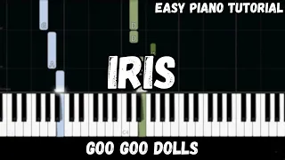 Goo Goo Dolls - Iris (Easy Piano Tutorial)