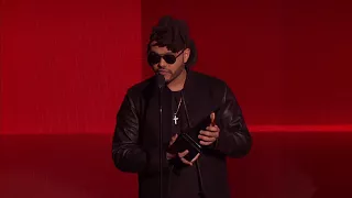 The Weekend Win Speech Soul/R&B Album - AMA 2015