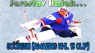 Jaroslav Halak Scores! (AMAZING NHL 15 Clip!!)