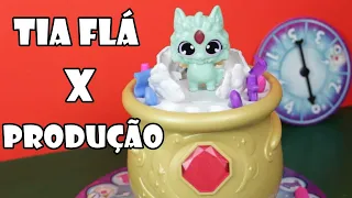 POÇÃO MÁGICA FOFA e QUEBRA DINOSSAURO Tia Flá X Produção