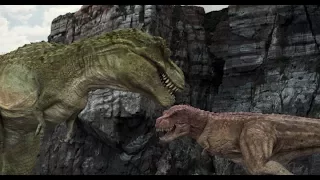 битвы динозавров