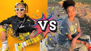 Seraph's World (Kinigra Deon) VS Khalani Simon (Lani Love) TRANSFORMATION 🔥From Baby to 14 Years Old