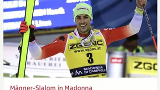 Ski Alpin Men's 🌜Slalom Madonna di Campiglio 2.run Highlights 2023