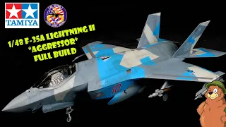 Tamiya 1/48 F-35A Lightning II "Aggressor" FULL BUILD
