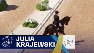 Sensational Dressage perfomance by Germany's Julia Krajewski | FEI World Equestrian Games 2018