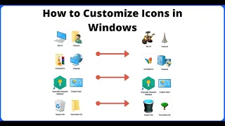 CUSTOM ICONS - How To Customize Your Desktop Icons In Windows 10