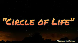 "Circle of Life" w lyrics Lion King - Moonset to Sunrise - 1200 Photo Timelapse