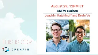 This Is CDR Ep.80: Crew Carbon with  Joachim Katchinoff and Kevin Vu