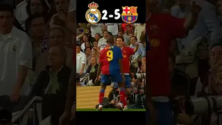 Real Madrid vs FC Barcelona 2008 La Liga Highlights #football #youtube #shorts