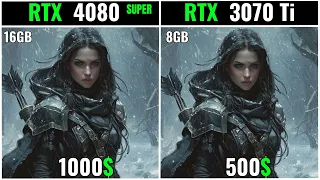 Rtx 4080 Super Vs Rtx 3070 Ti - test in 20 games 1080p - 2k - 4k