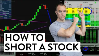 How to Short a Stock - Watch Me Do It! (Day Trading For Beginners)