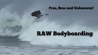 Raw Bodyboarding | Pros, Bros and Unknowns! Compilation of bodyboarders enjoying Bali's Epic waves!