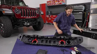 How to remove your factory front bumper on 2022 Jeep Wrangler JL