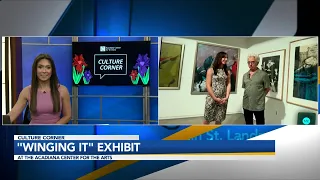 Local Artist, Jesse Poimboeuf  Talks About His Latest Work in "Winging It" Exhibit at the Acadiana