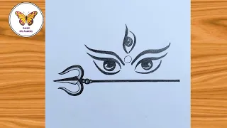 Maa durga drawing| Easy drawing for beginners| @karabiartsacademy6921