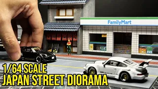 Building a 1/64 scale Japan-inspired Street Scene Diorama