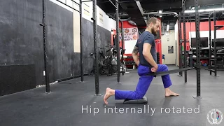 This banded hip mobilization will improve hip motion, decrease pain, and improve guard retention