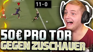 😂😅50€ Pro TOR gegen ZUSCHAUER?! | Noch LOSTER als ICH? | Fifa 21 Ultimate Team