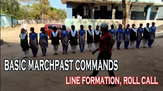 Basic march past drills / Foot drills / roll call / line formation / Z.P.H.S./Parade    #march_past