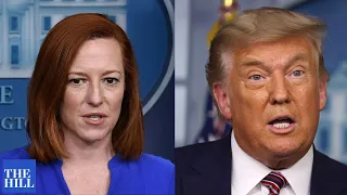 Jen Psaki responds to criticism from former President Trump