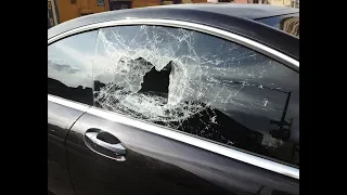 Разбили стекло в автомобиле и вытащили ценности! Разборки на дорогах 2019!!!
