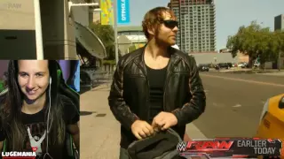 WWE Raw 6/20/16 Dean Ambrose The Champ Arrives