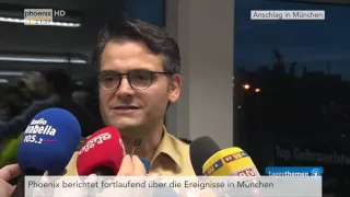 Schießerei in München: Erstes Statement des Pressesprechers der Polizei am 22.07.2016