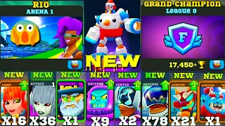 I GOT FREE ALL CARD IS NOOT BY REWARD ARENA 1 TO GRAND CHAMPIONS IN FRAG PRO SHOOTER V 1.9.5