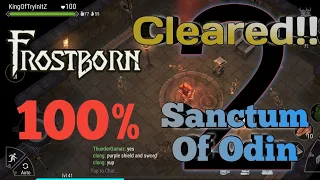 FrostBorn Sanctum Of Odin #Part2 100%