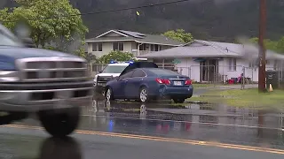 HPD at the scene of first-degree attempted murder investigation in Windward Oahu