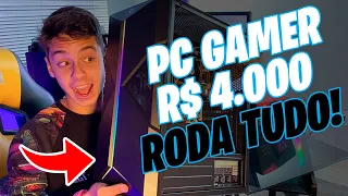 PC gamer até R$ 4.000 RODA TUDO em full HD (Testes em vários jogos)