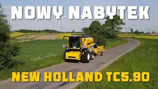 Nowy nabytek 2023 - New Holland TC5.90 - Odbiór kombajnu od dealera Raitech