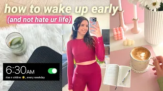6AM MORNING ROUTINE for work ☀️🧘‍♀️ happy, realistic, productive habits