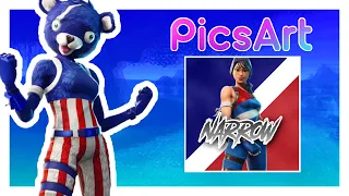 How To Make a CRAZY Fortnite Logo for FREE on iOS/Android on PicsArt