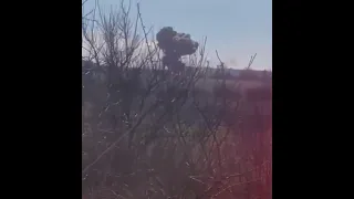 Shot down #Russian Mi-24 helicopter by #Ukraine