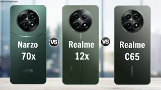 Realme Narzo 70x vs Realme 12x 5g vs Realme C65 5g || Full Comparison