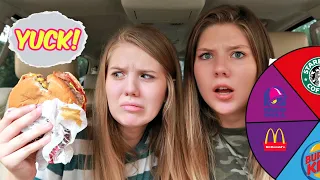 Magic Wheel Chooses our Food || Taylor & Vanessa